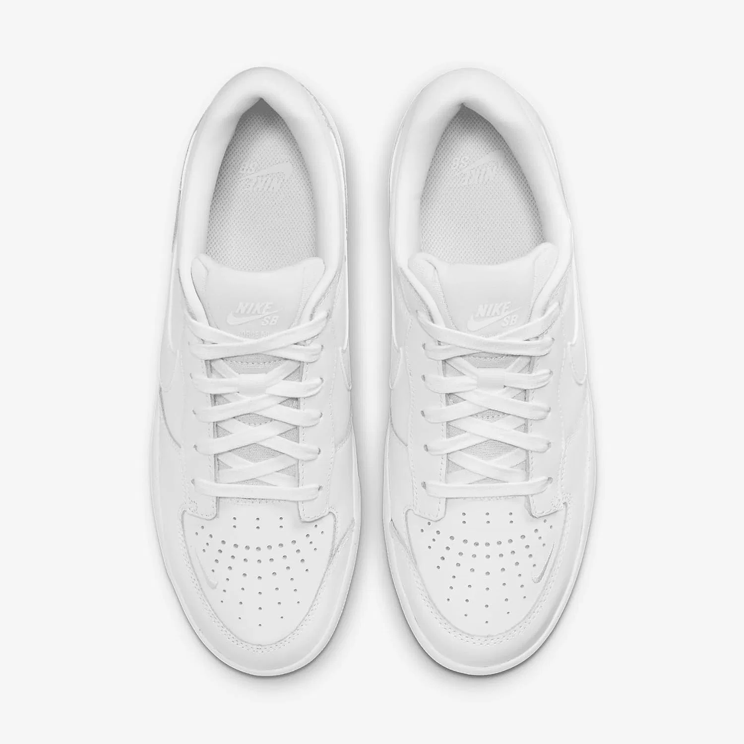 Кроссовки Nike SB Force 58, Obsidian/Obsidian/White, White/White-white-white — фото 4