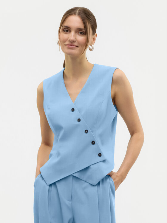 

Жилет стандартного кроя Liba 10324631 Vero Moda, голубой