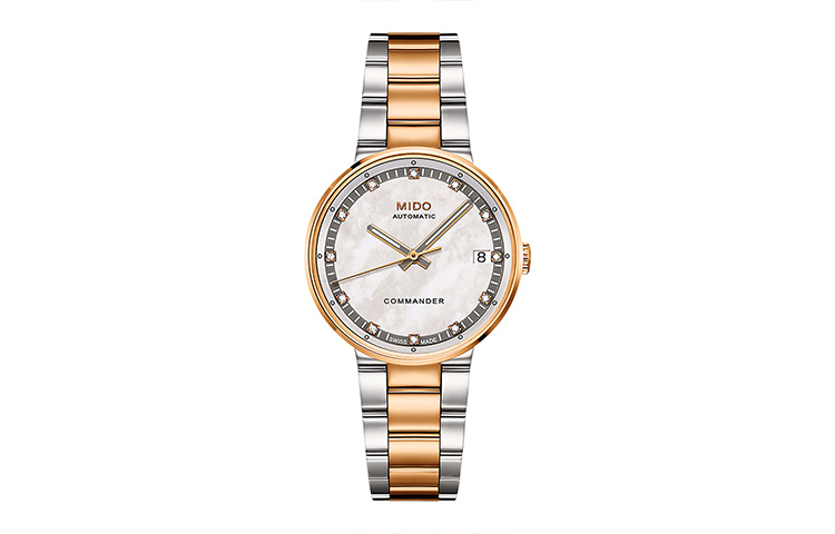 

MIDO Часы Women's Commander Watch, White