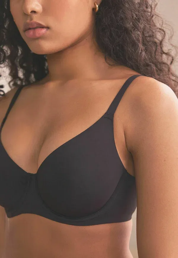 Бюстгальтер Next Smoothing non padded underwired bra, черный — фото 4