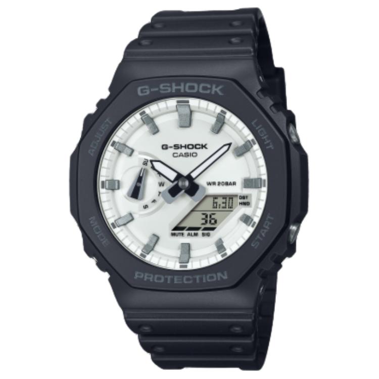 

CASIO Часы Analog Digital G Shock GA 2100WD 1A, White Dial