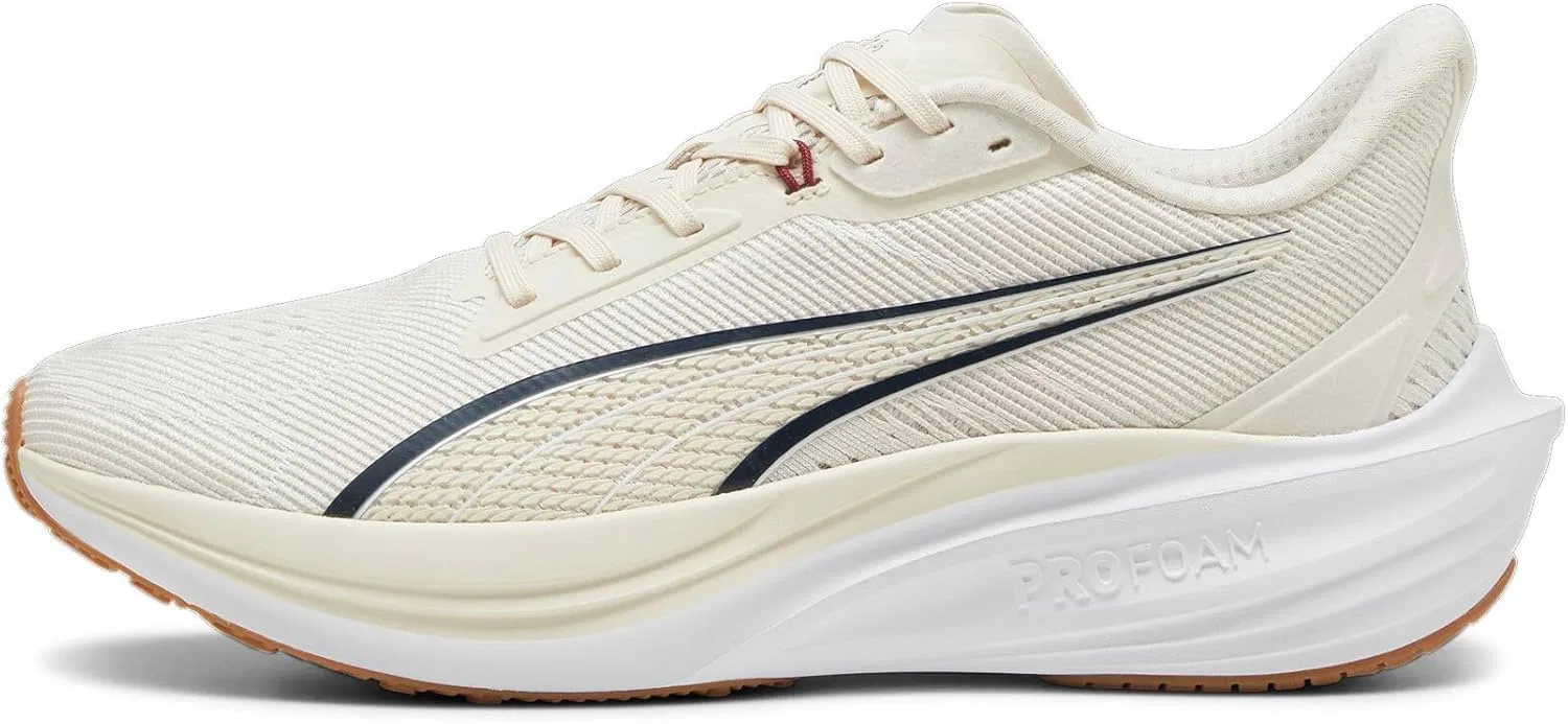 Кроссовки PUMA Herren Darter ProPUMA Darter Pro Herren-Laufschuhe, Weiß-Warmweiß, Größe 47, 2-Alpine Snowclub Navy
