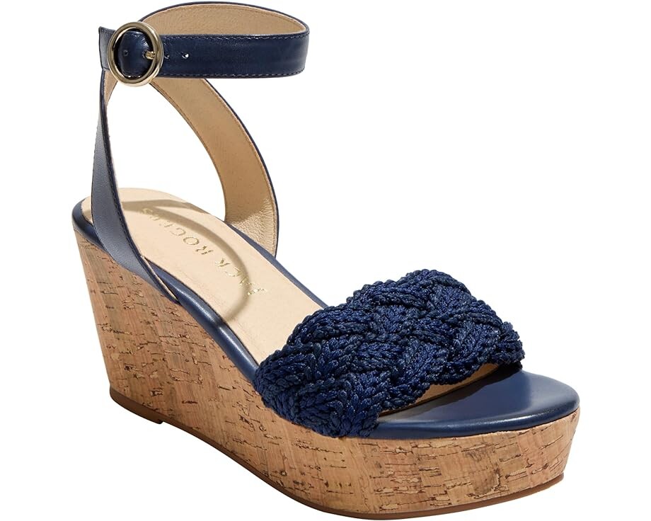 

Туфли Jack Rogers Dumont Woven Rope Wedge, цвет Midnight