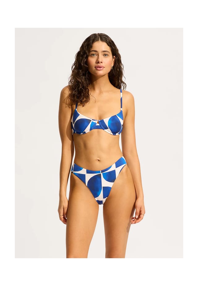 

Плавки бикини Sunray эластичные Seafolly, цвет ultramarine