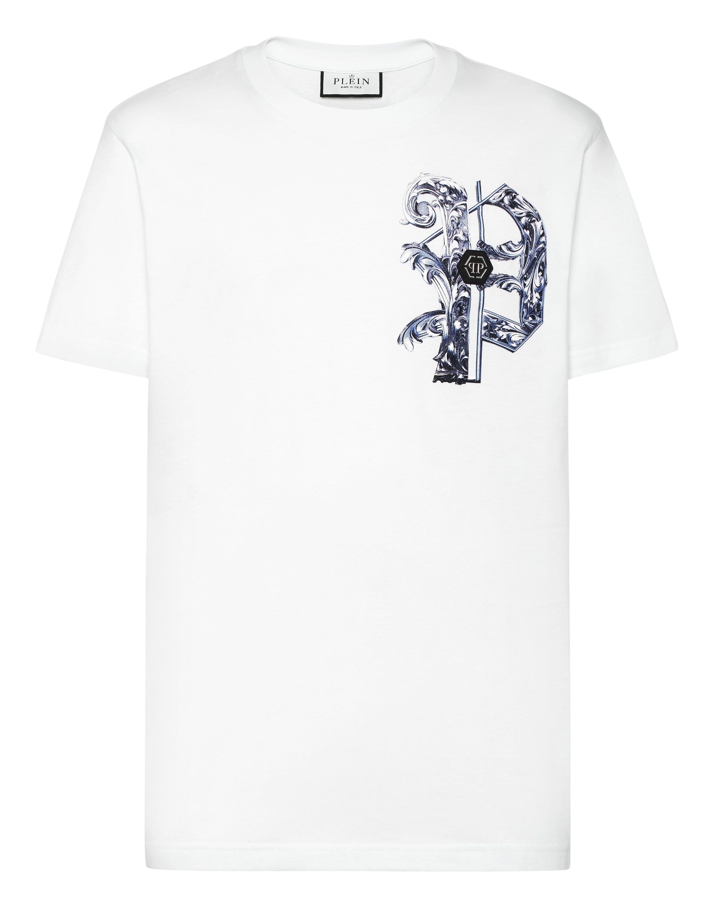 

Футболка с круглым вырезом SS Skull PHILIPP PLEIN, белый