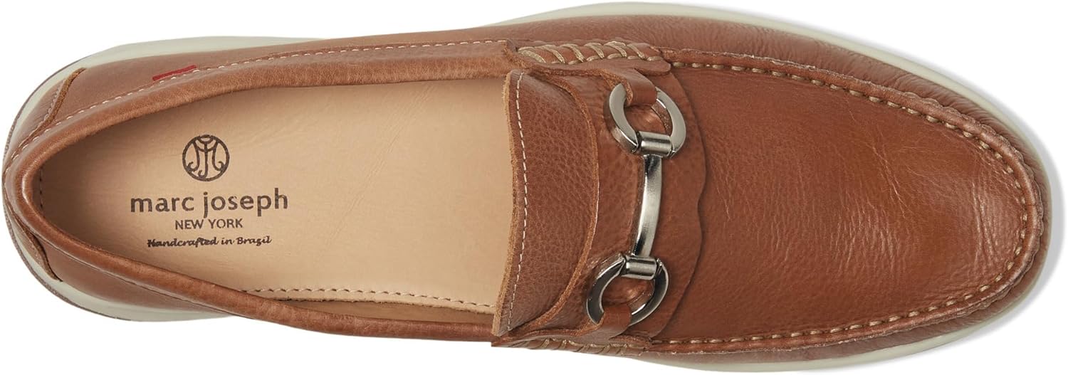 Мужские лоферы Marc Joseph New York Ford Street, Cognac Grainy — фото 2