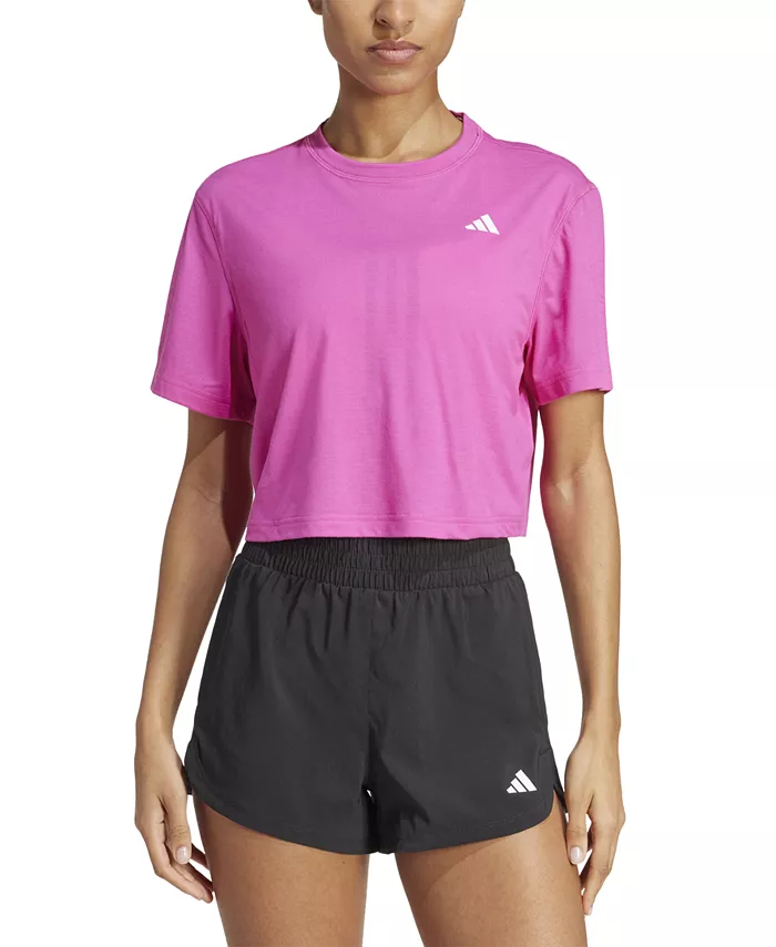 

Женская футболка для тренировок Train Essentials Boxy adidas, розовый