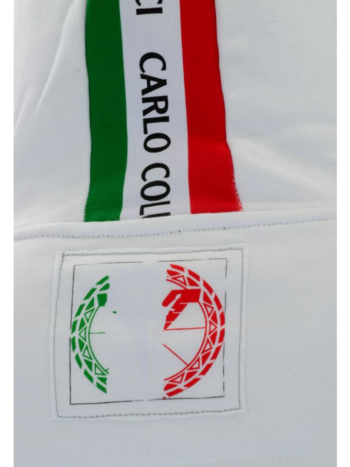 

Толстовка без молнии Carollo белого цвета Carlo Colucci