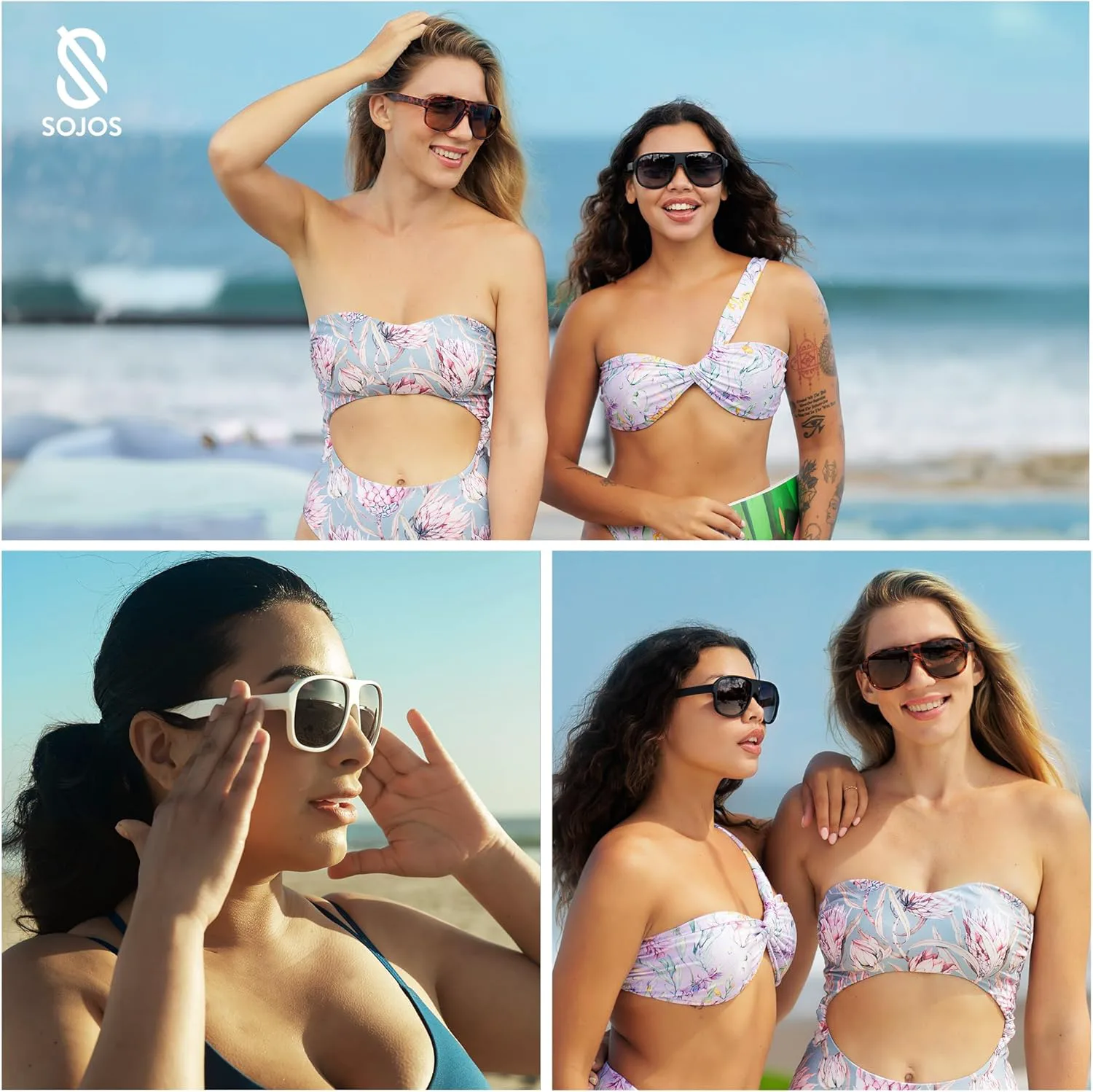 

SOJOS Модные солнцезащитные очки-авиаторы с поляризованными линзами для женщин и мужчин, в стиле ретро, ​​для рыбалки, серфинга и катания на лодке SJ2336, Orange