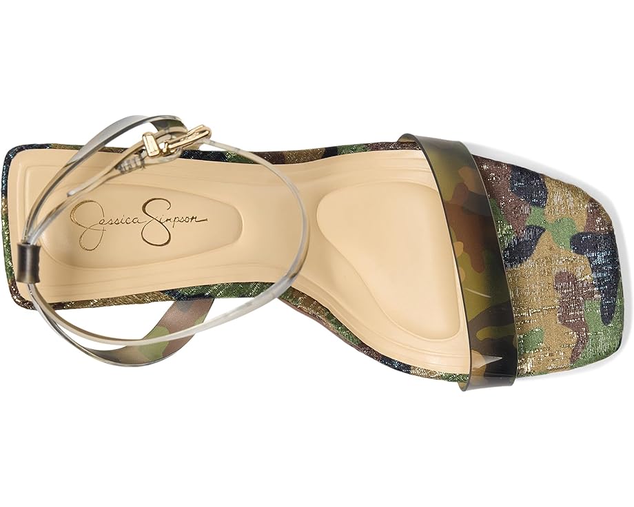 Туфли Jessica Simpson Adonia High Heel Sandals, цвет Forest Camo Green Multi — фото 2