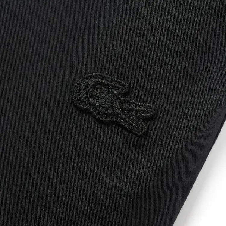 Женские повседневные брюки LACOSTE, черного цвета — фото 4
