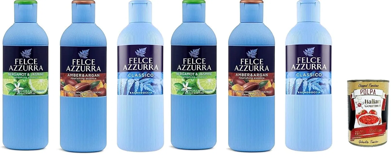 Набор гелей для душа Paglieri Felce Azzurra, 6 x 650 мл ‎Italian Gourmet E.R.
