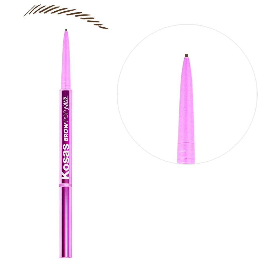 

Карандаш для бровей Brow Pop Nano Ultra-Fine Detailing + Feathering Kosas, 0.001 oz /0.03 g, Medium Brown