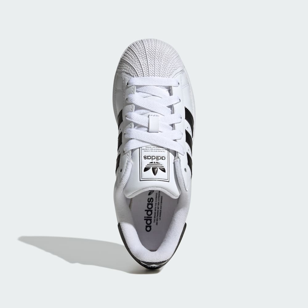 Кроссовки Adidas Superstar II Shoes Kids, цвет Cloud White/Core Black/Cloud White — фото 2