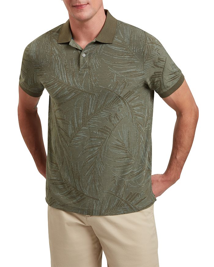 

Поло Edwine Leaf Ted Baker, зеленый