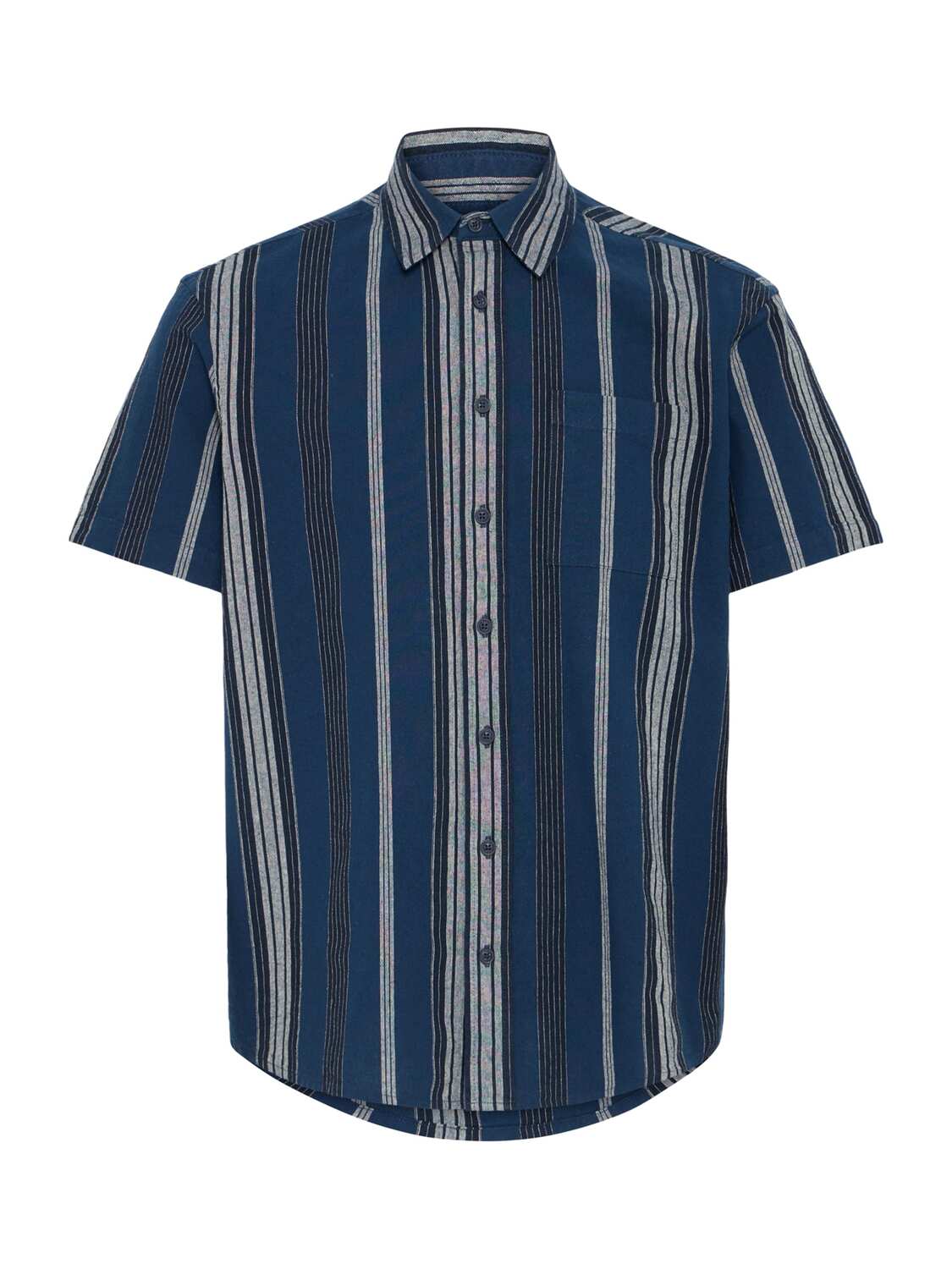 

BLEND Рубашка на пуговицах 'BHDANAS' Regular fit в синем цвете, морская синяя