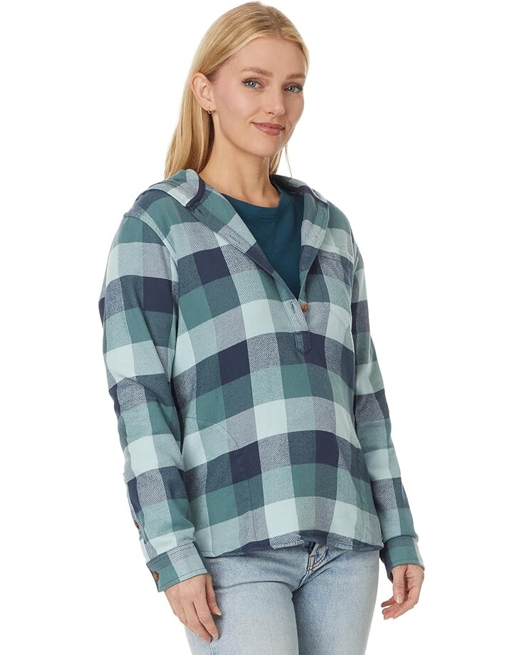 

Худи L.L.Bean Midweight Flannel Hoodie, цвет Soft Spruce