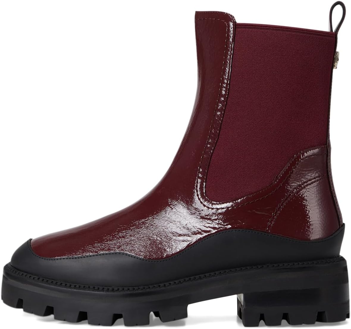 Ботинки Kate Spade New York Women's London Crinkle Patent Leather Chelsea Boots, Dark Merlot — фото 4
