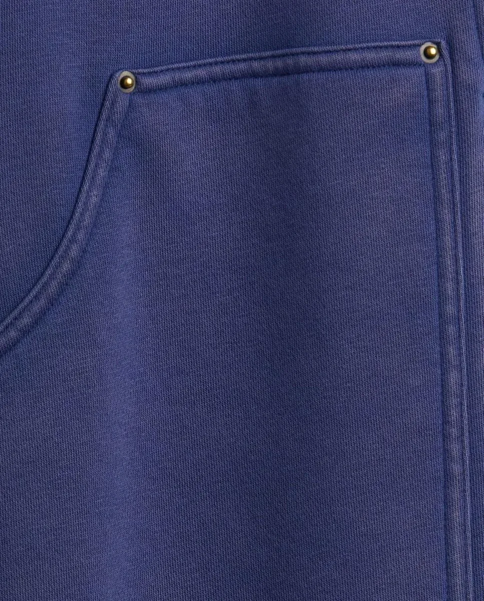 Спортивные брюки из флиса свободного кроя для мальчика Gap, синий — фото 4