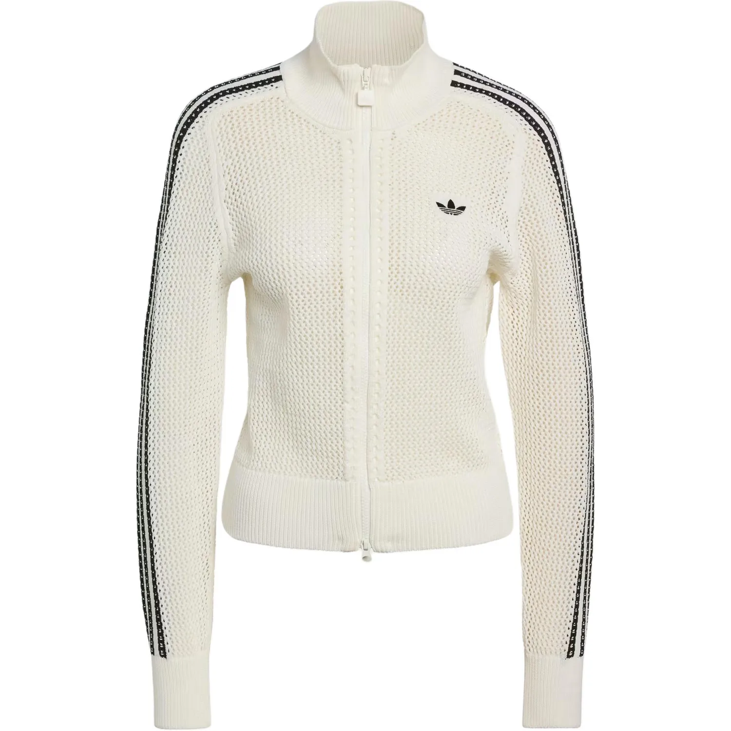 Кардиган с молнией в полоску Firebird Adidas Originals, экрю