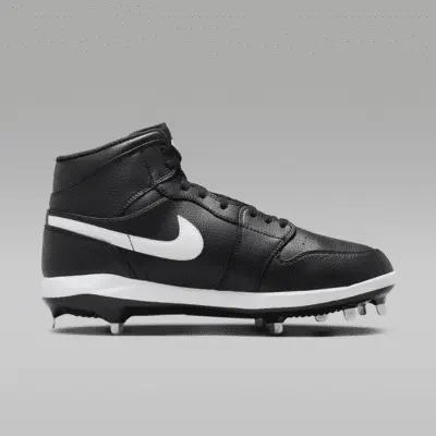 Бутсы Jordan 1 Retro Metal, цвет Black/White/White — фото 3