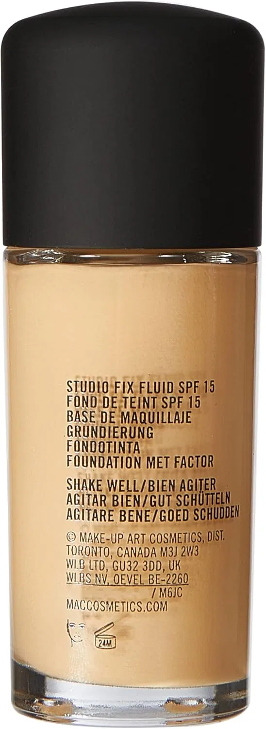Тональное средство Studio Fix Fluid SPF15 Mac 30ml NC20 — фото 3