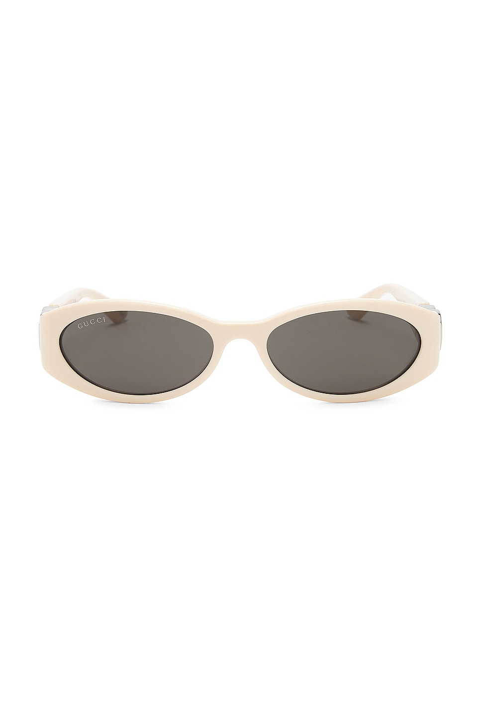 

Овальные солнцезащитные очки Hailey Gucci, ivory