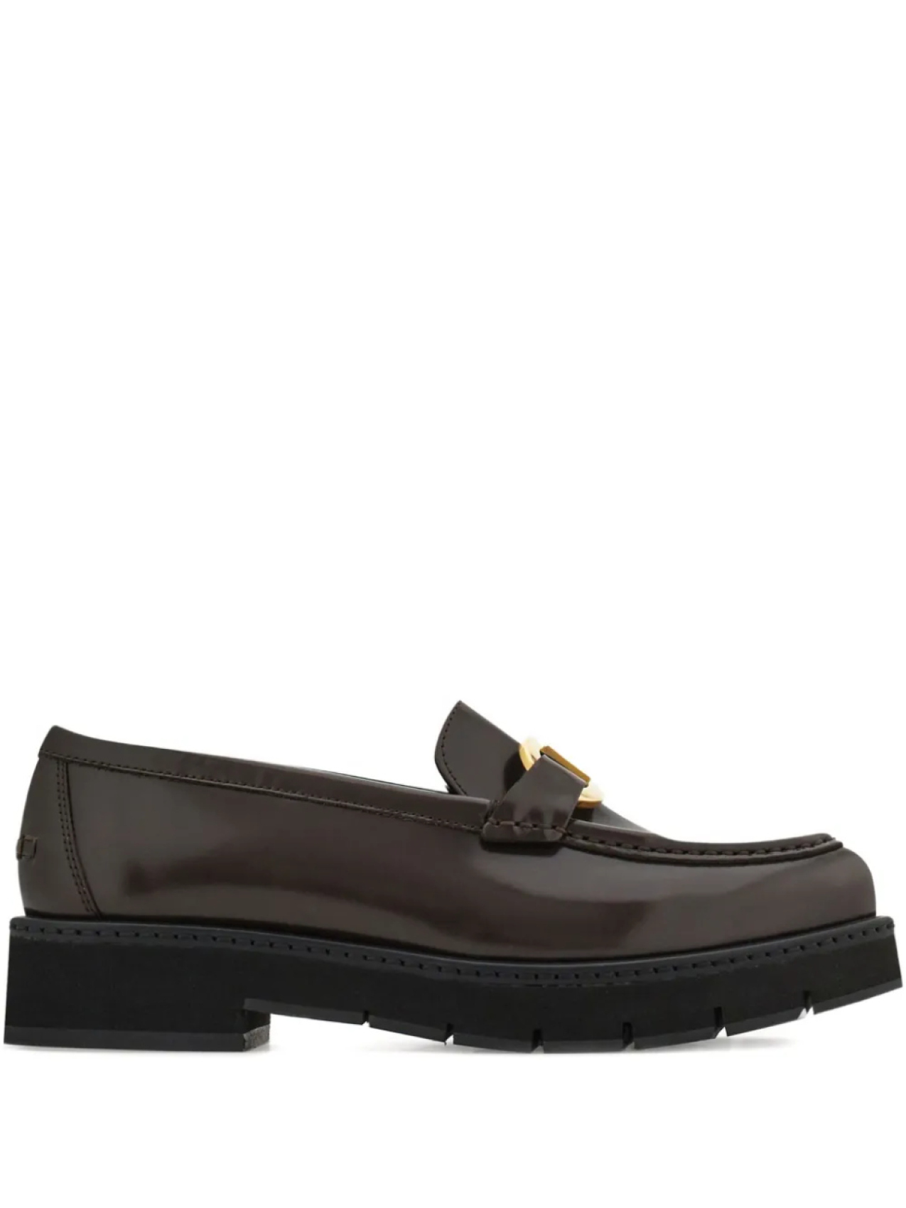 Кожаные мокасины Ferragamo, коричневый