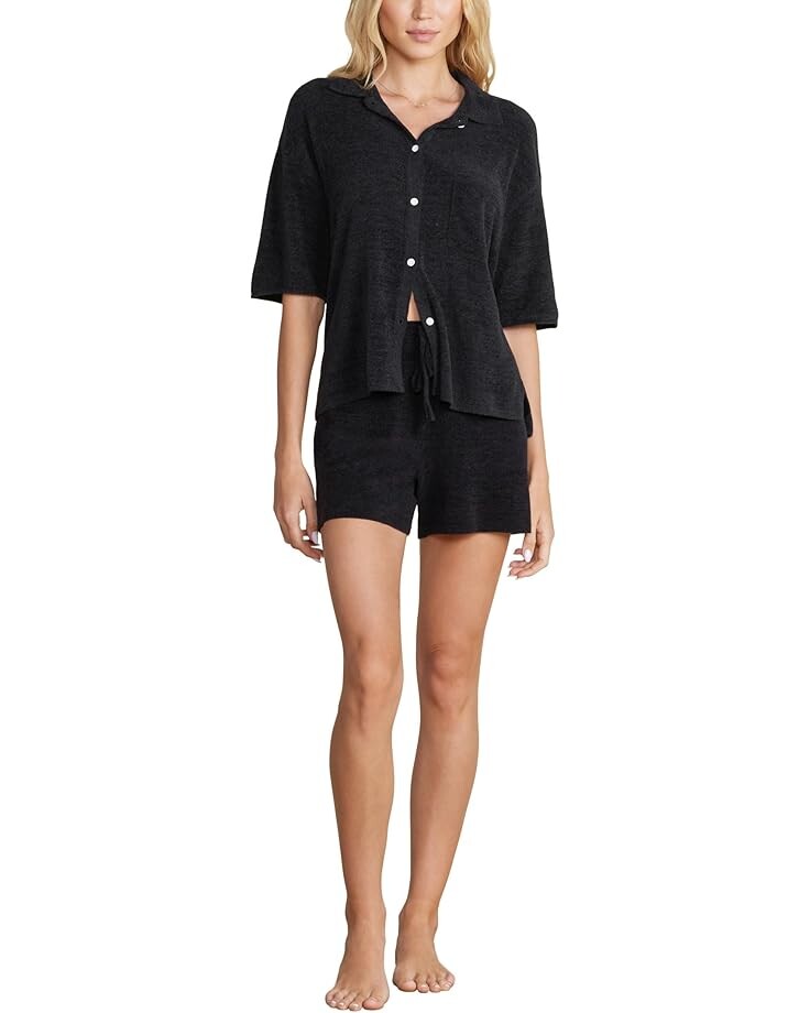 

Шорты Barefoot Dreams CozyChic Ultra Lite Classic Shorts, черный