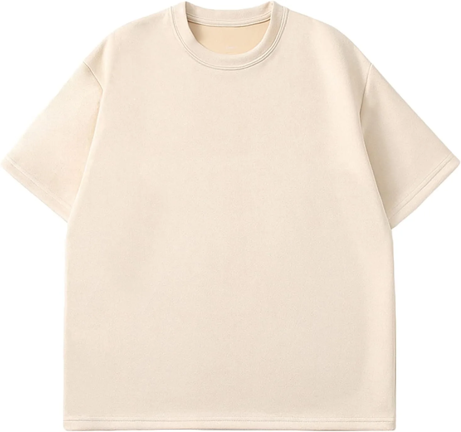 

Мужская футболка Oversized с коротким рукавом Casual Loose Solid Streetwear Zeiyignr
