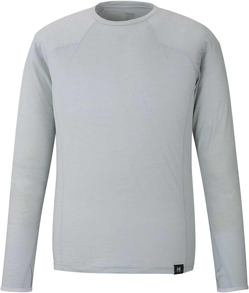 

Мужская шерстяная футболка Millet MIV03184 с длинным рукавом и внутренней подкладкой для альпинизма