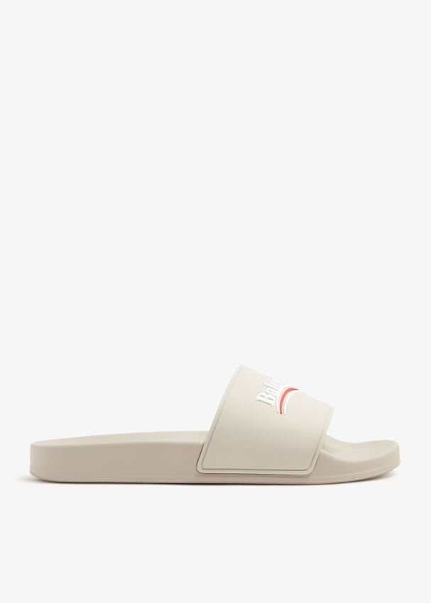 

Шлепанцы Balenciaga Pool, бежевый