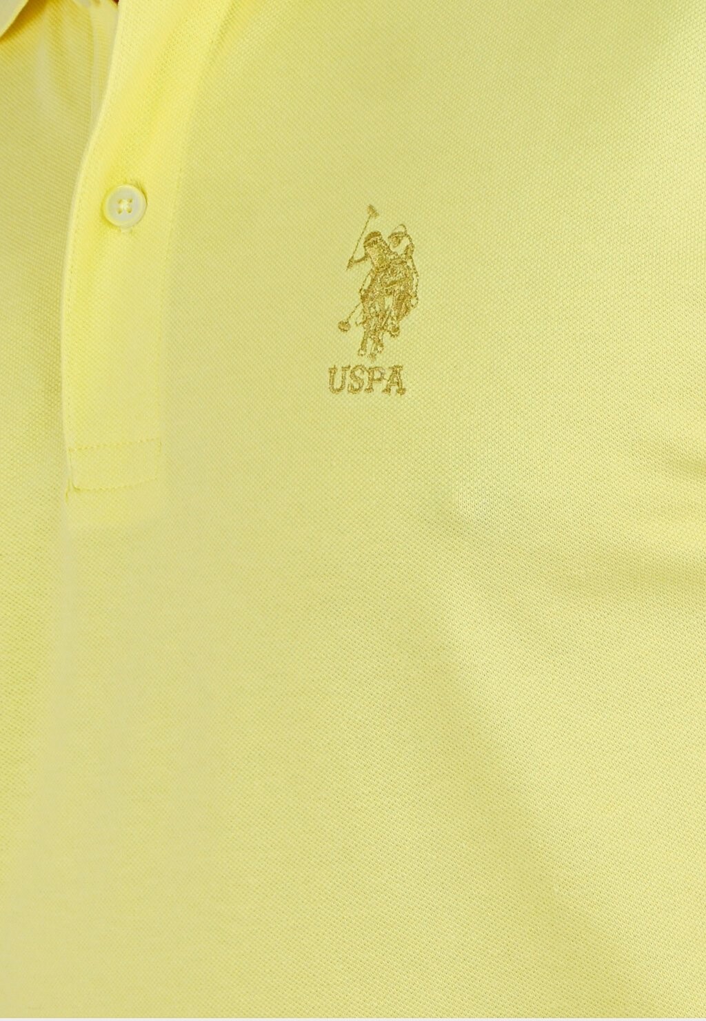 Поло Shortsleeve Axel U.S. Polo Assn., желтый — фото 2