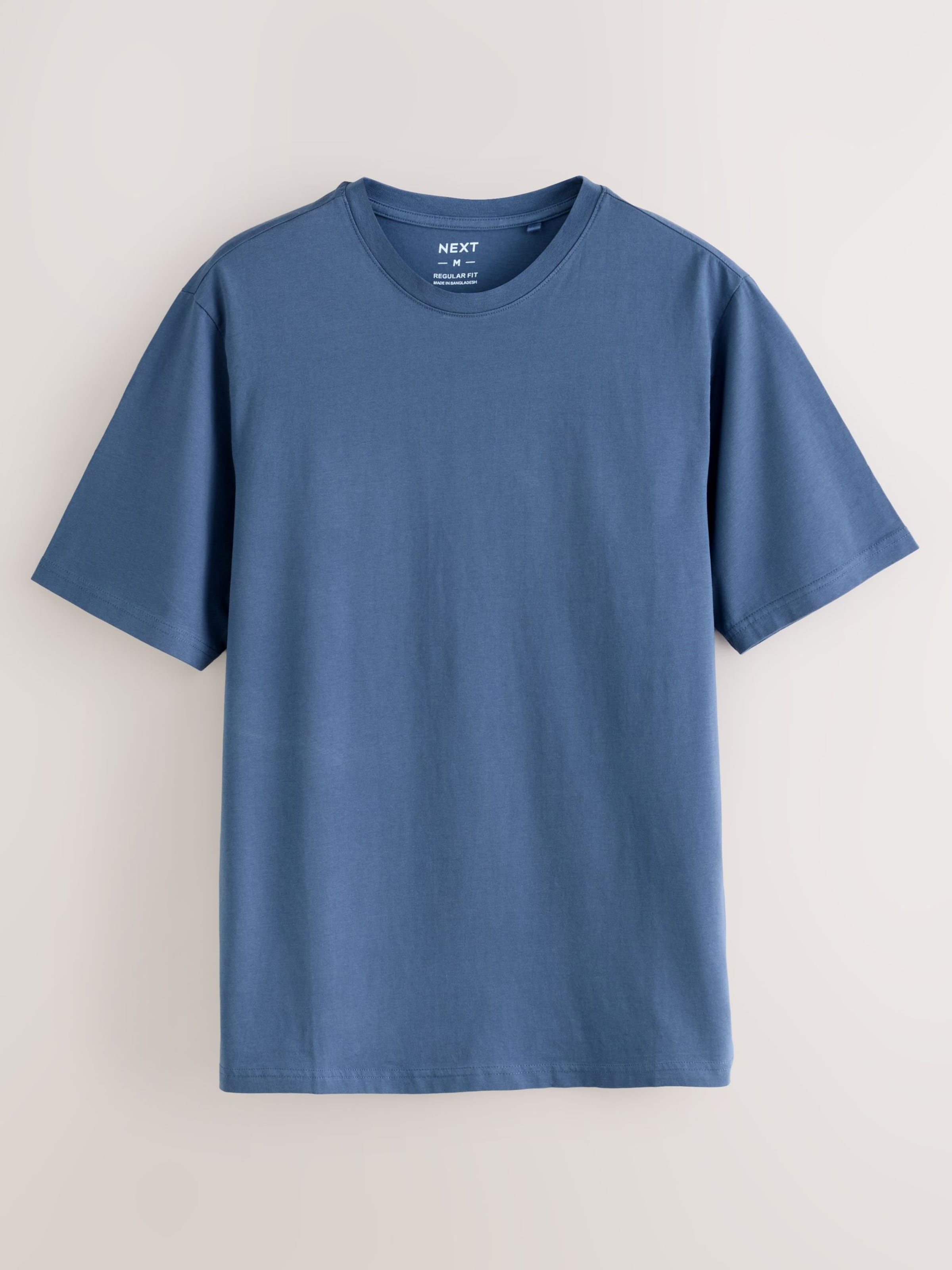Next Футболка 'Essential' в цветах Marine Blue, Blue Denim, Light Blue, Dark Blue, White — фото 2