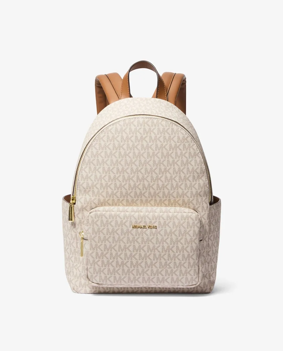 

Средняя сумка Таннер с принтом логотипов Michael Michael Kors, бежевый