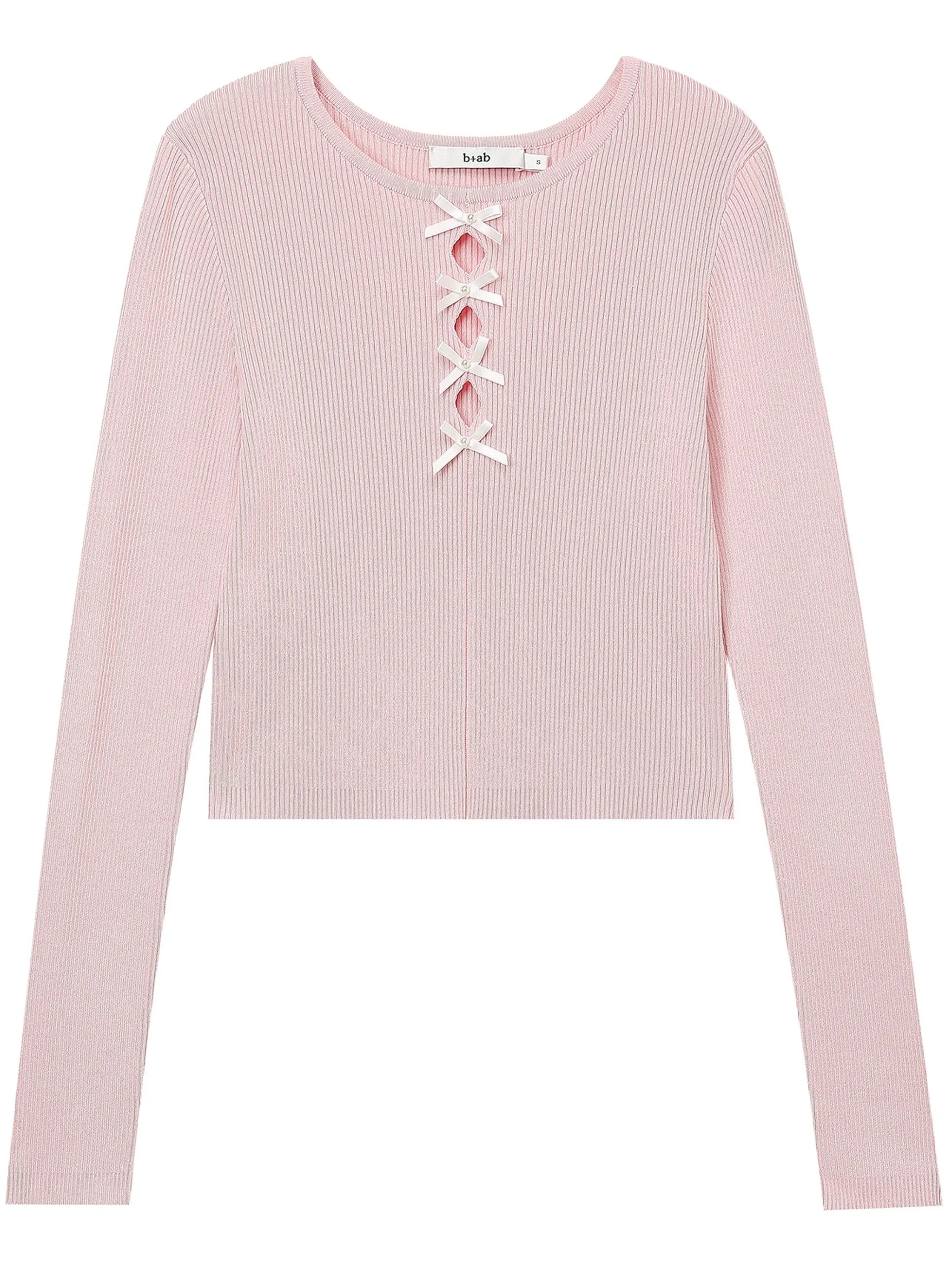 

Топ с вырезами B+Ab, розовый