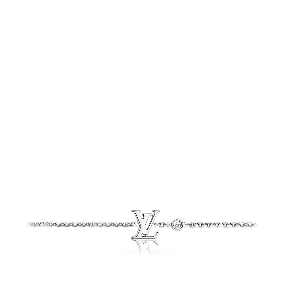 

Браслет Idylle Blossom LV, белое золото и бриллианты Louis Vuitton, серебряный