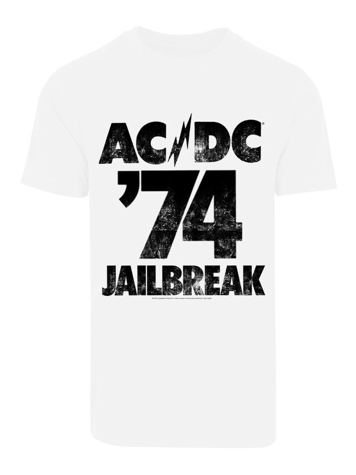 

Футболка F4NT4STIC ACDC Jailbreak 74 für Kinder & Herren, белый