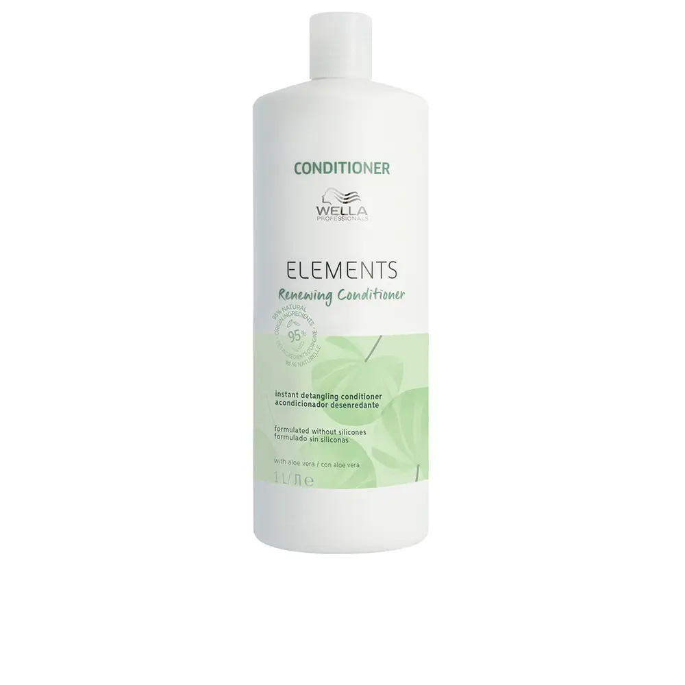 

Кондиционер для волос Elements acondicionador renovador suave sin siliconas todo tipo de cabellos Wella Professionals, 1000 мл.