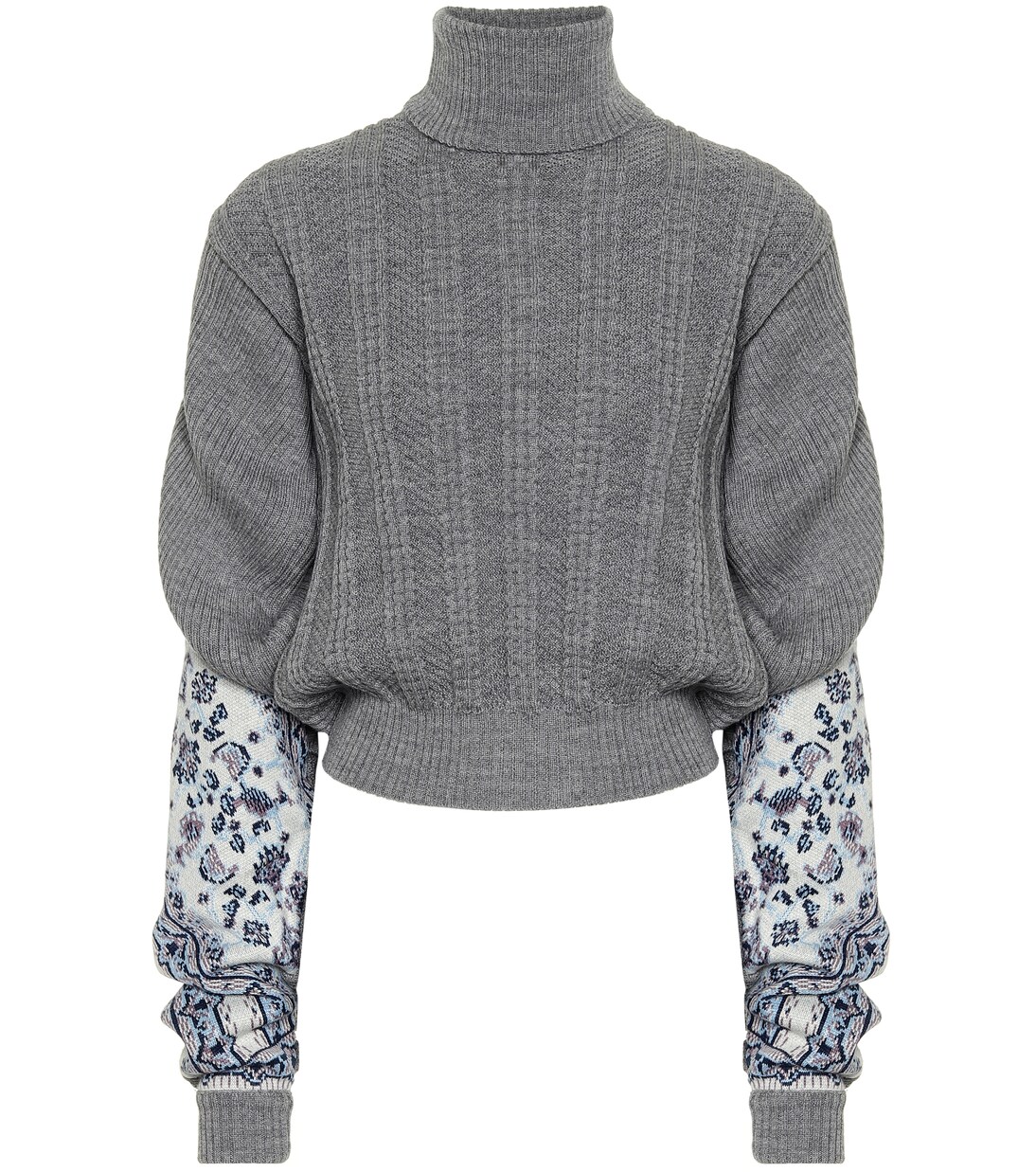 

Свитер из льняной смеси с интарсией Y/Project, Light Grey