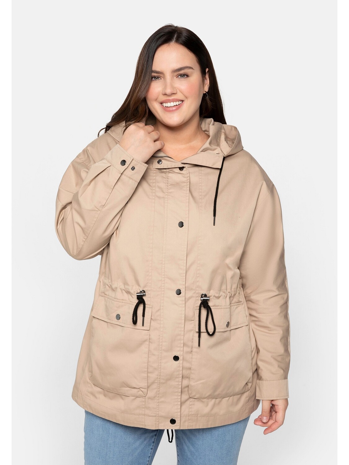 

Куртка sheego Outdoorjacke, кэмел