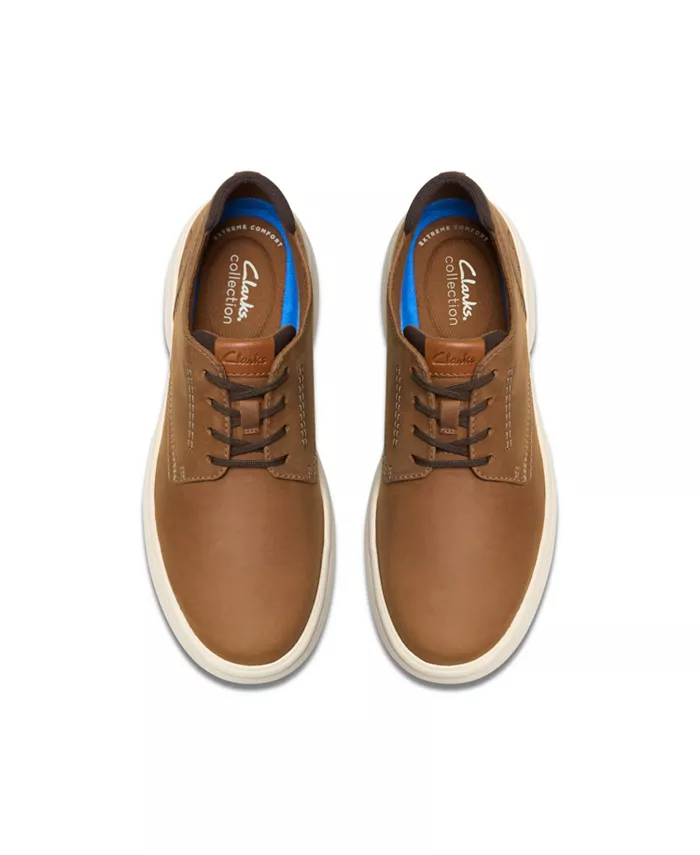 Коллекция Мужские ботинки Bradley Plain Clarks, коричневый/бежевый — фото 2