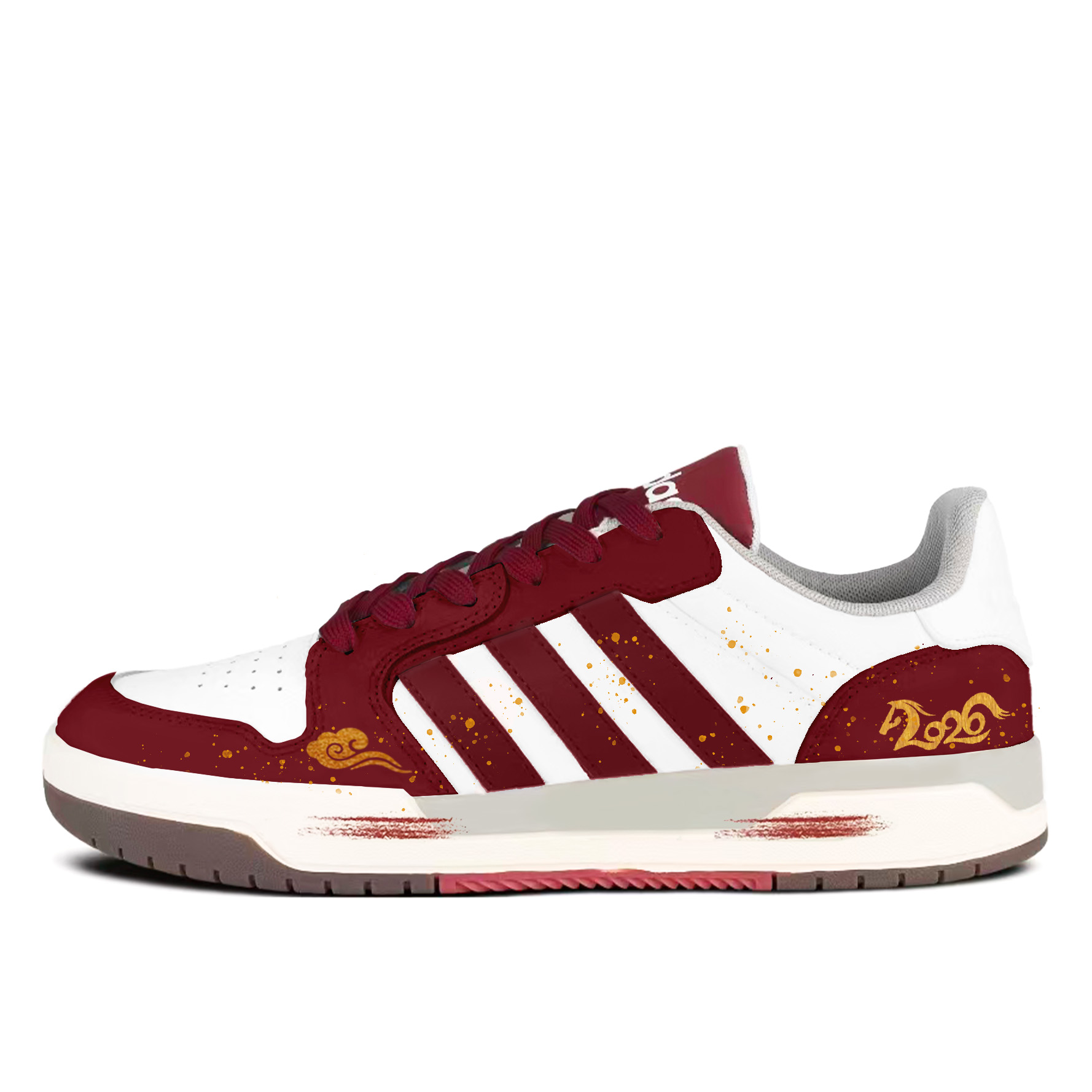 

Adidas Neo Entrap Gilded Galloping синтетическая кожа устойчивая к истиранию низкие кроссовки для скейтбординга Unisex