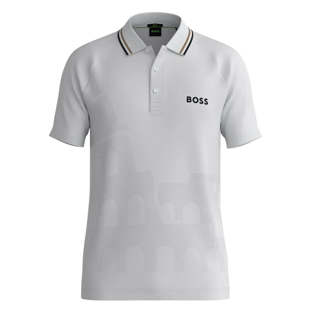 

Patteo MB Hugo Boss мужская теннисная рубашка, белый