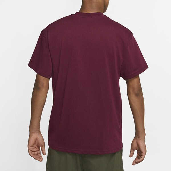 Футболка acg series classic logo printing casual short sleeve red dark red Nike, красный — фото 4