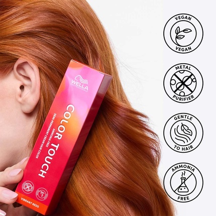 

Средне-коричневый цвет волос «махагоново-коричневый» Wella