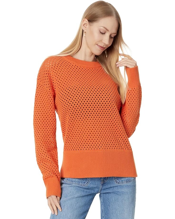 

Свитер Varley Hester Knit Crew, цвет Jaffa Orange