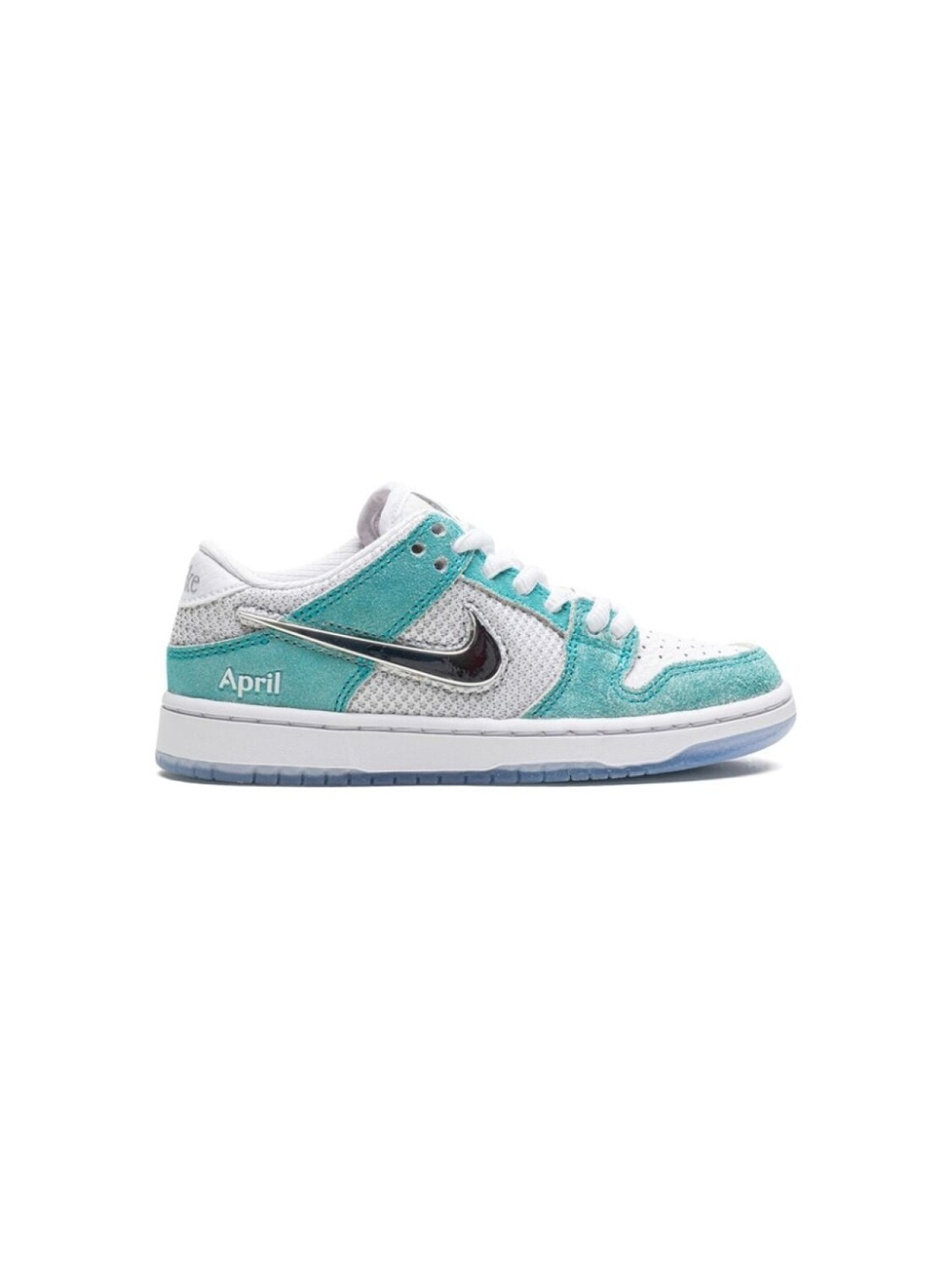 Nike Kids кроссовки SB Dunk Low из коллаборации с April Skateboards, зеленый — фото 2
