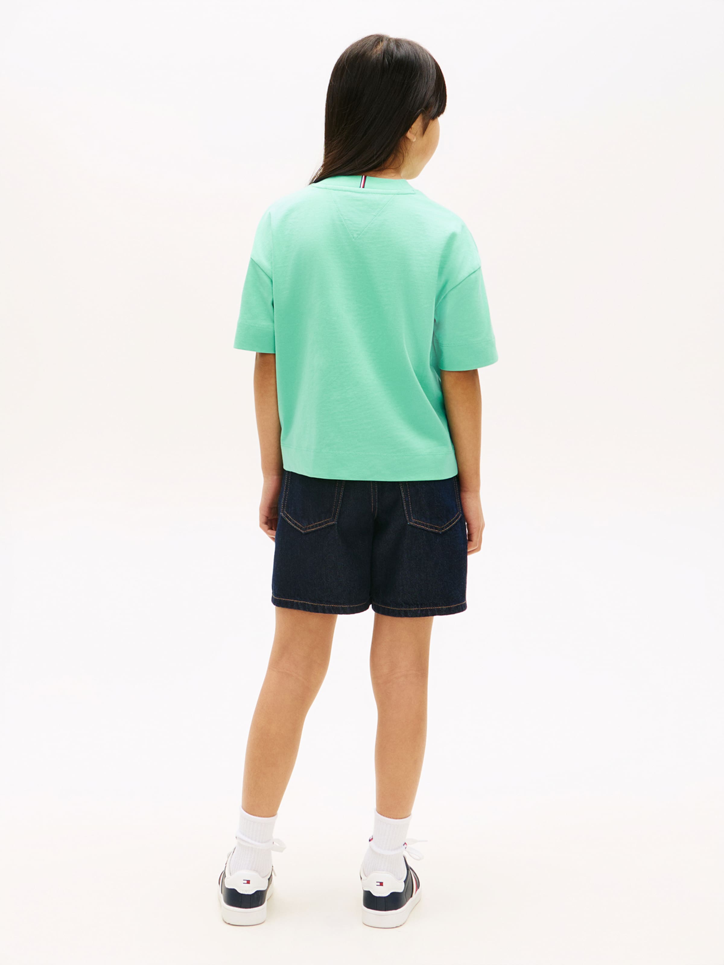 TOMMY HILFIGER Футболка 'VARSITY' в цвете Mint — фото 3