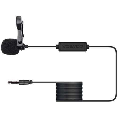 

Всенаправленный петличный микрофон Comica Audio CVM-V01SP TRRS 3,5 мм для смартфонов (кабель 19,7 фута)